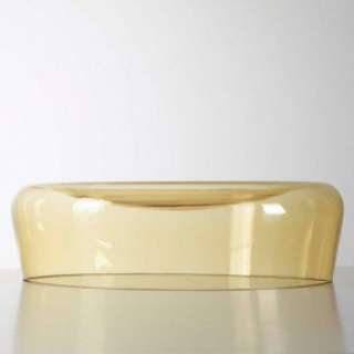 PER/USE - Double Bowl S- Eiche Glas, bernsteingelb - indoor