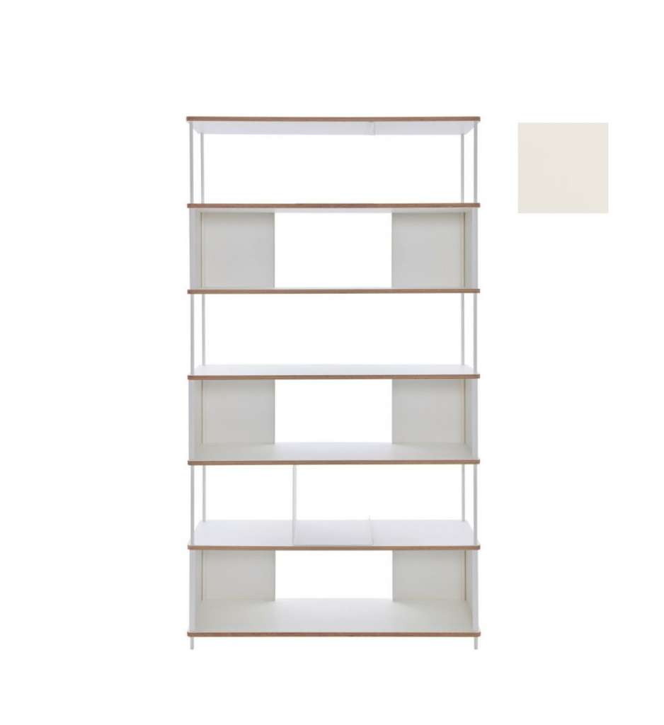 Müller Möbelwerkstätten - PAL Regal - 5 Erweiterungselemente - Offwhite - 90 cm - indoor