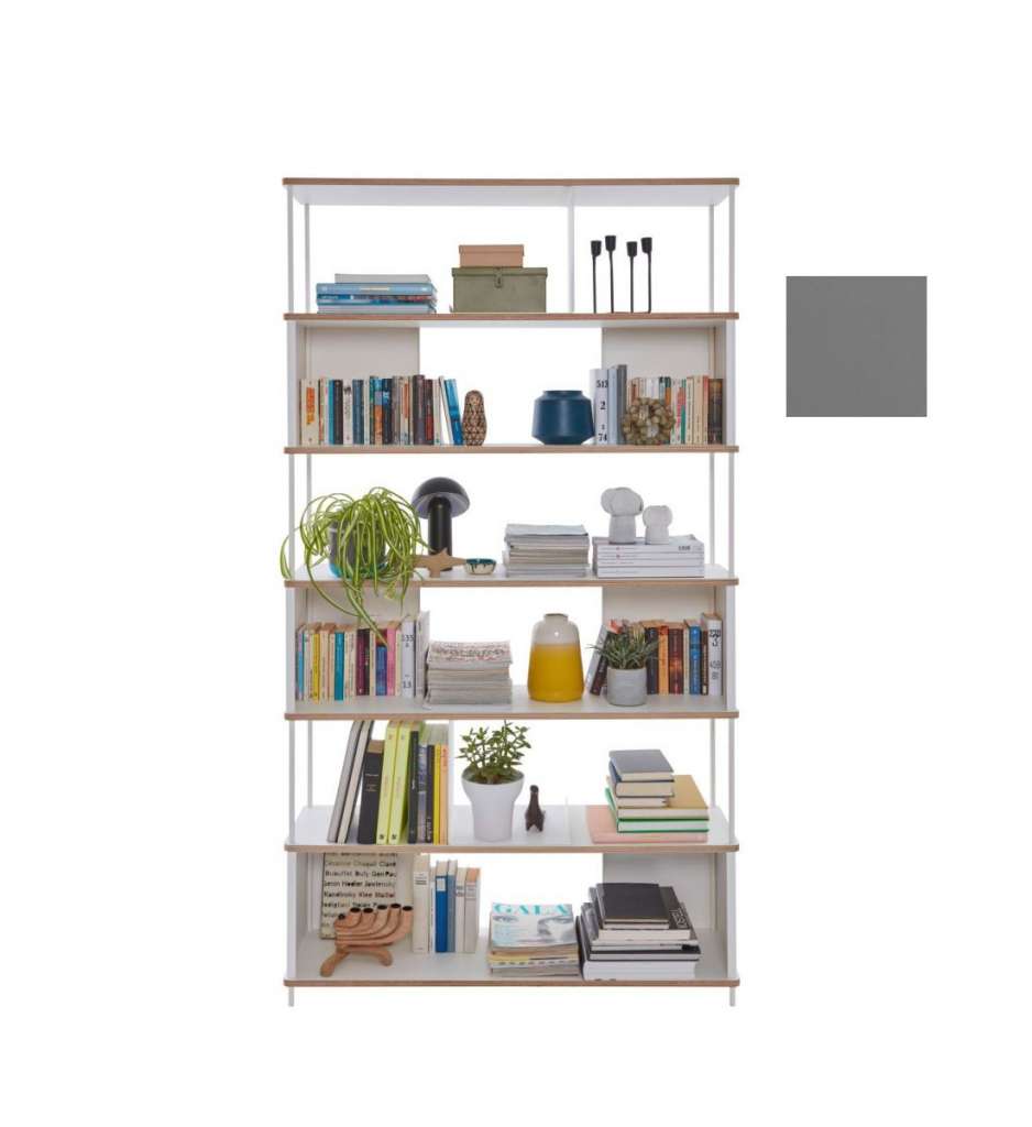 Müller Möbelwerkstätten - PAL Regal - 5 Erweiterungselemente - Anthrazitgrau - 120 cm - indoor