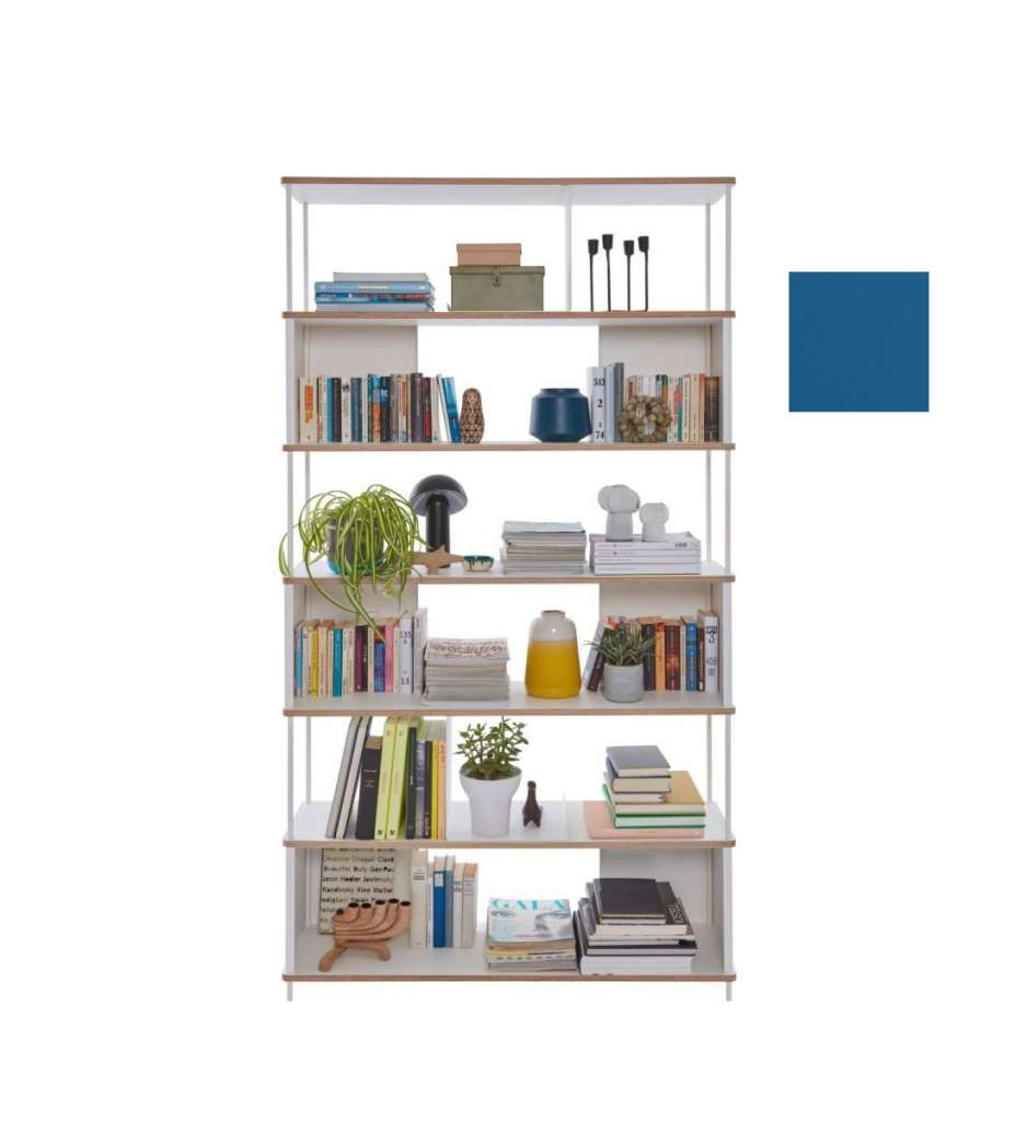 Müller Möbelwerkstätten - PAL Regal - 5 Erweiterungselemente - Kapitänsblau - 120 cm - indoor