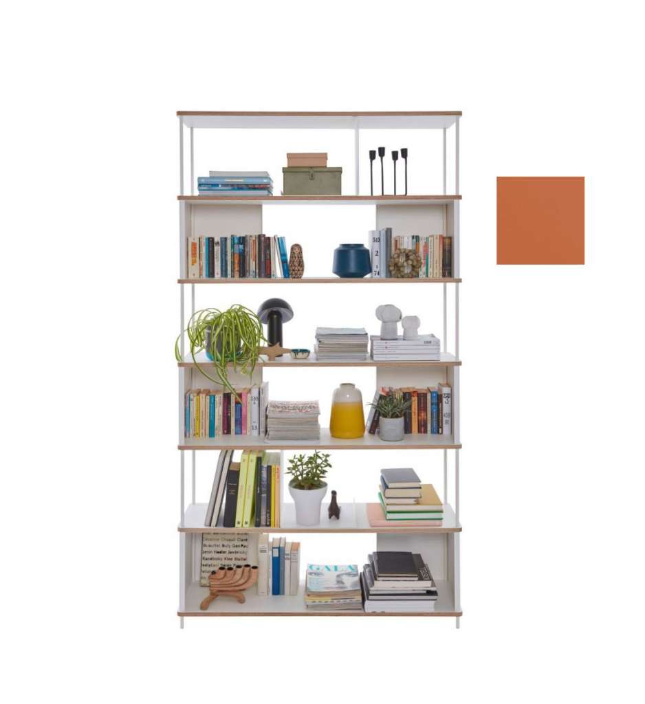Müller Möbelwerkstätten - PAL Regal - 5 Erweiterungselemente - Tizianrot - 120 cm - indoor