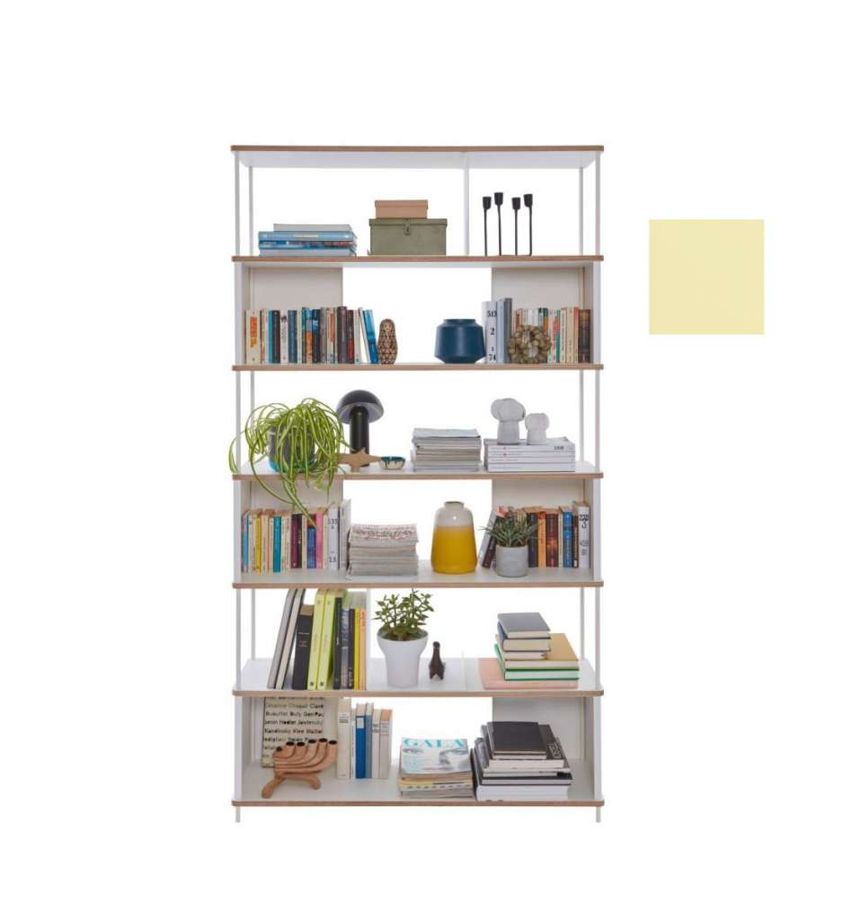 Müller Möbelwerkstätten - PAL Regal - 5 Erweiterungselemente - Wachsgelb - 120 cm - indoor