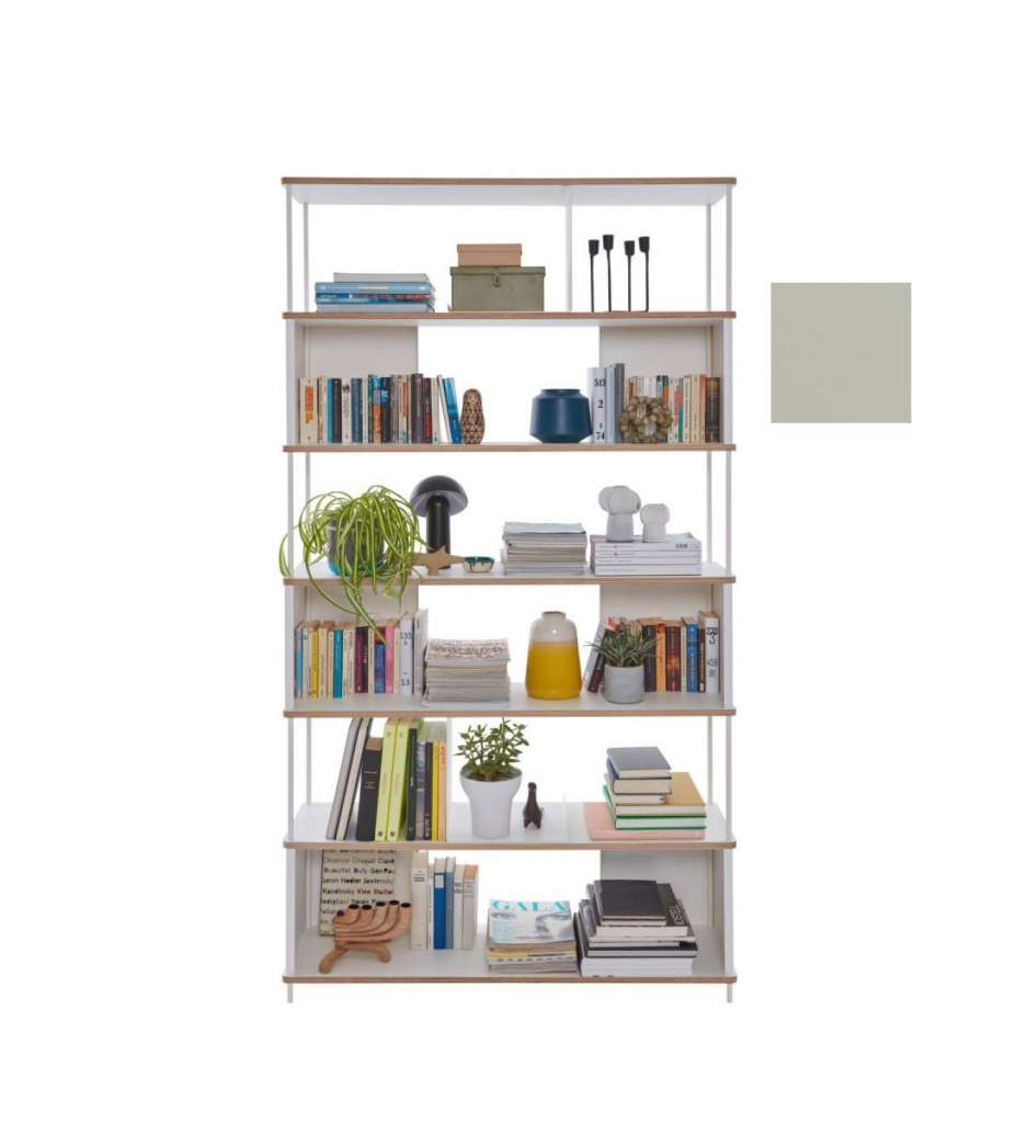 Müller Möbelwerkstätten - PAL Regal - 5 Erweiterungselemente - Kieselgrau - 120 cm - indoor