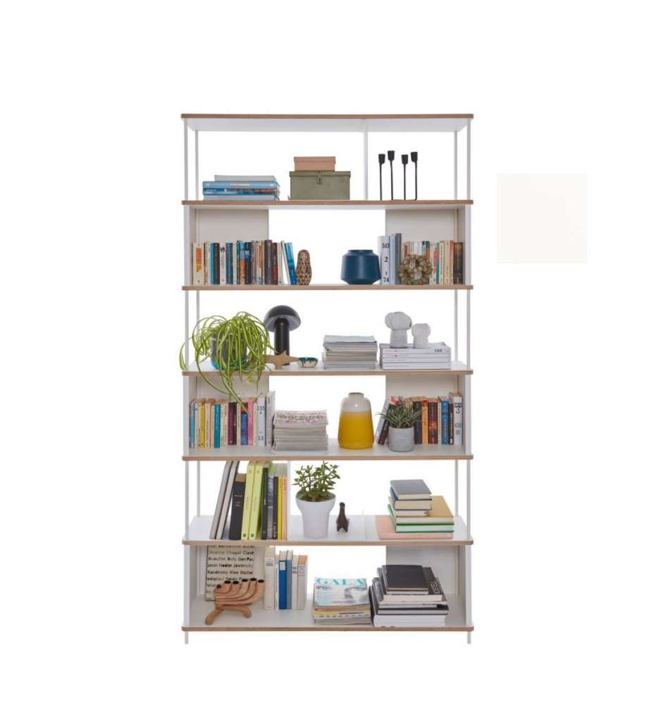 Müller Möbelwerkstätten - PAL Regal - 5 Erweiterungselemente - Reinweiß - 120 cm - indoor