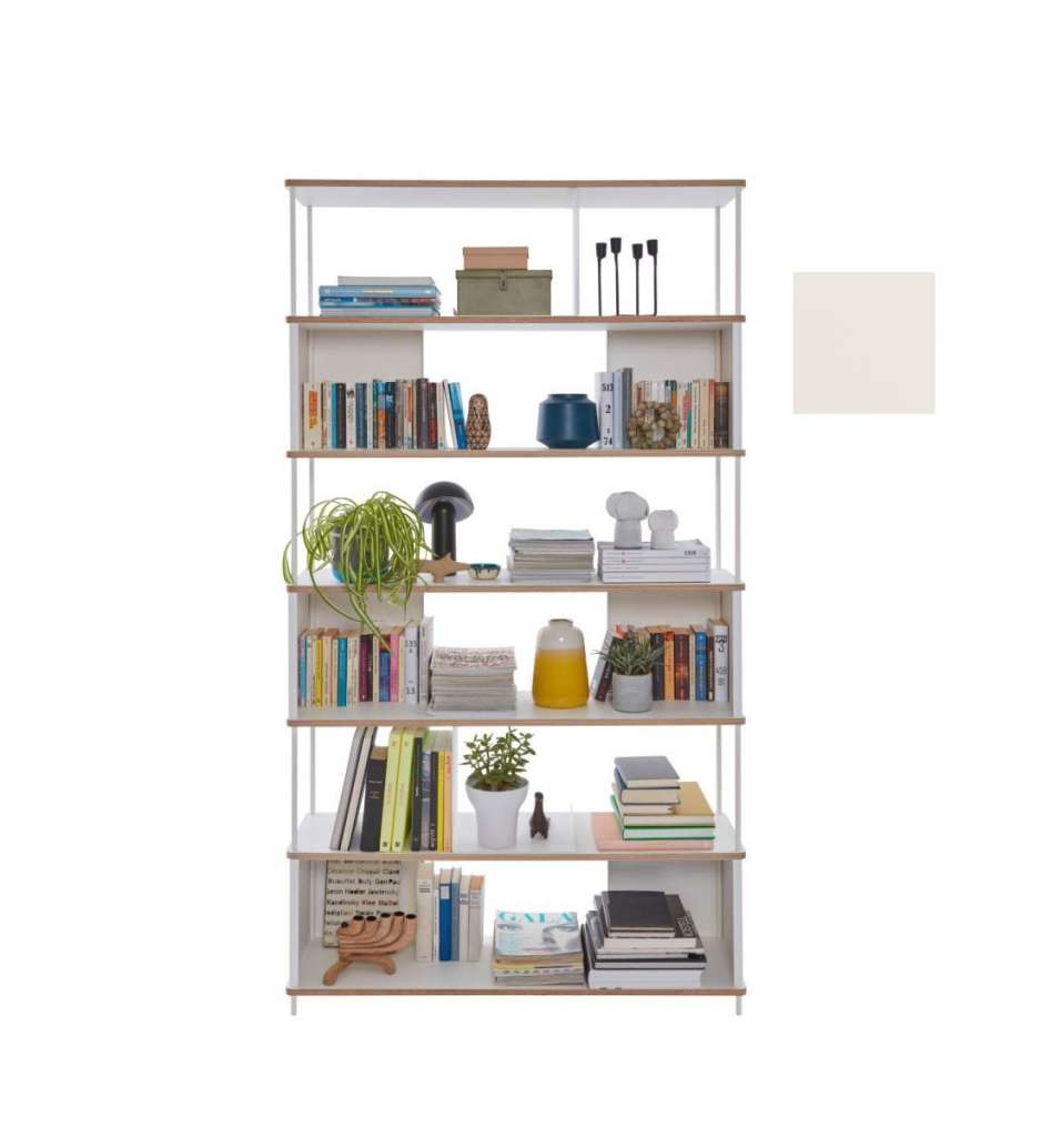 Müller Möbelwerkstätten - PAL Regal - 5 Erweiterungselemente - Offwhite - 120 cm - indoor