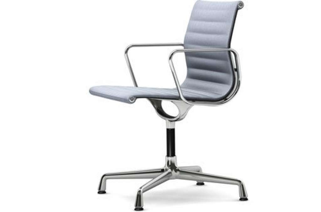 Vitra - Aluminium Chair - EA 103 - 74 dunkelblau elfenbein - indoor