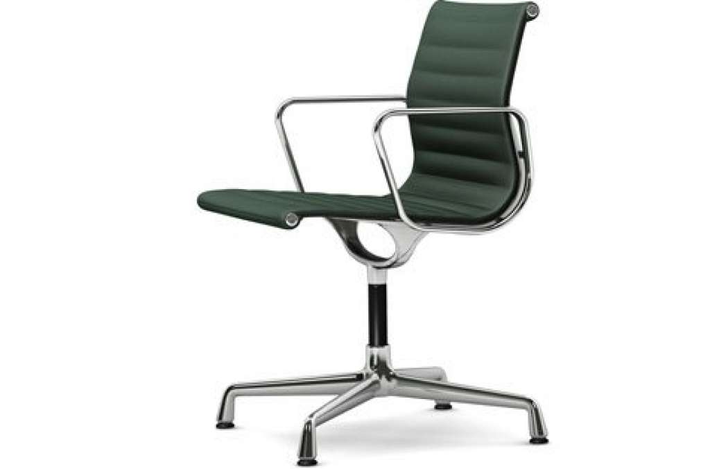 Vitra - Aluminium Chair - EA 103 - 73 petrol moorbraun - indoor