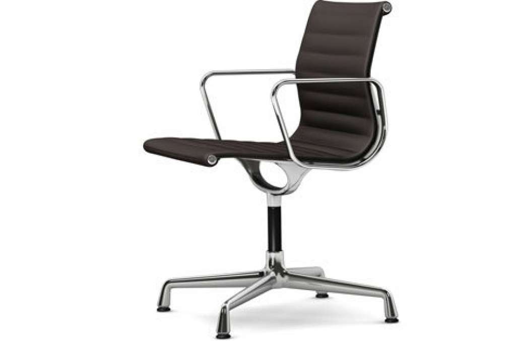 Vitra - Aluminium Chair - EA 103 - 78 nero moorbraun - indoor