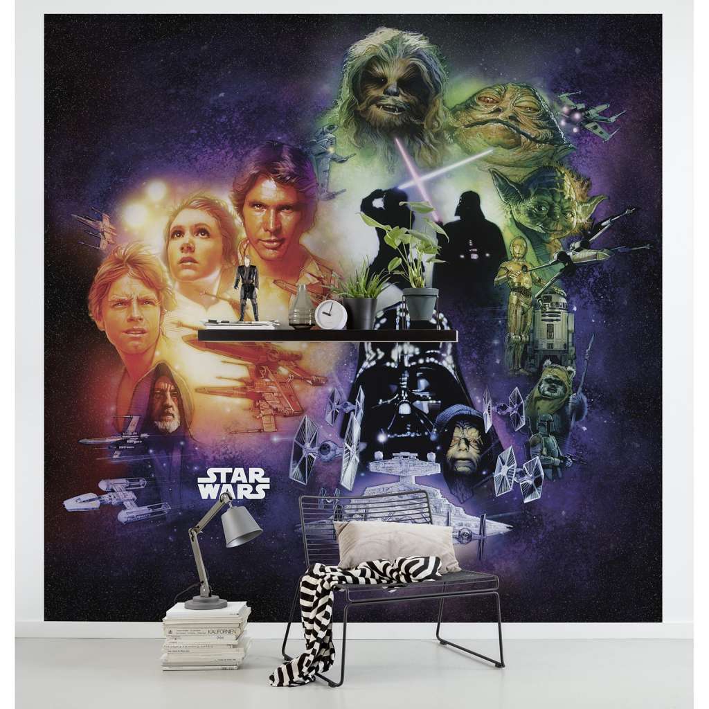 home24 Fototapete Star Wars Poster Collage