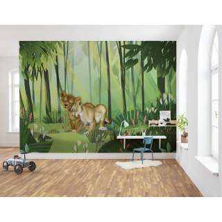 home24 Vlies Fototapete Lion King Love