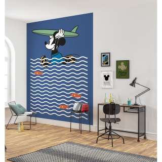 home24 Vlies Fototapete Mickey gone Surfin'