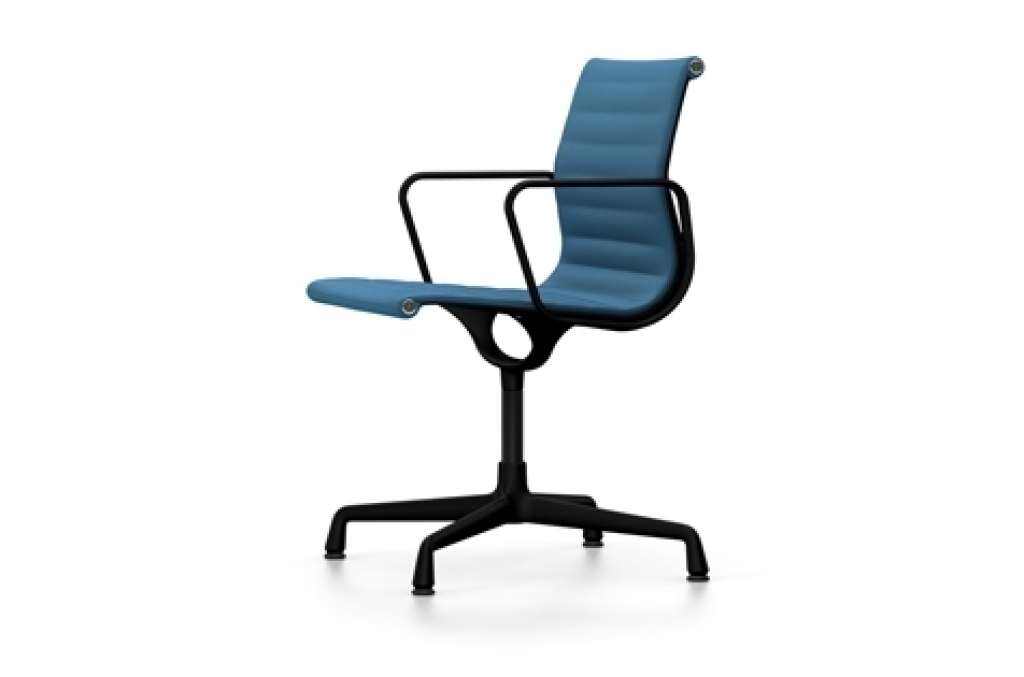 Vitra - Aluminium Chair - EA 103 - 84 blau moorbraun - indoor