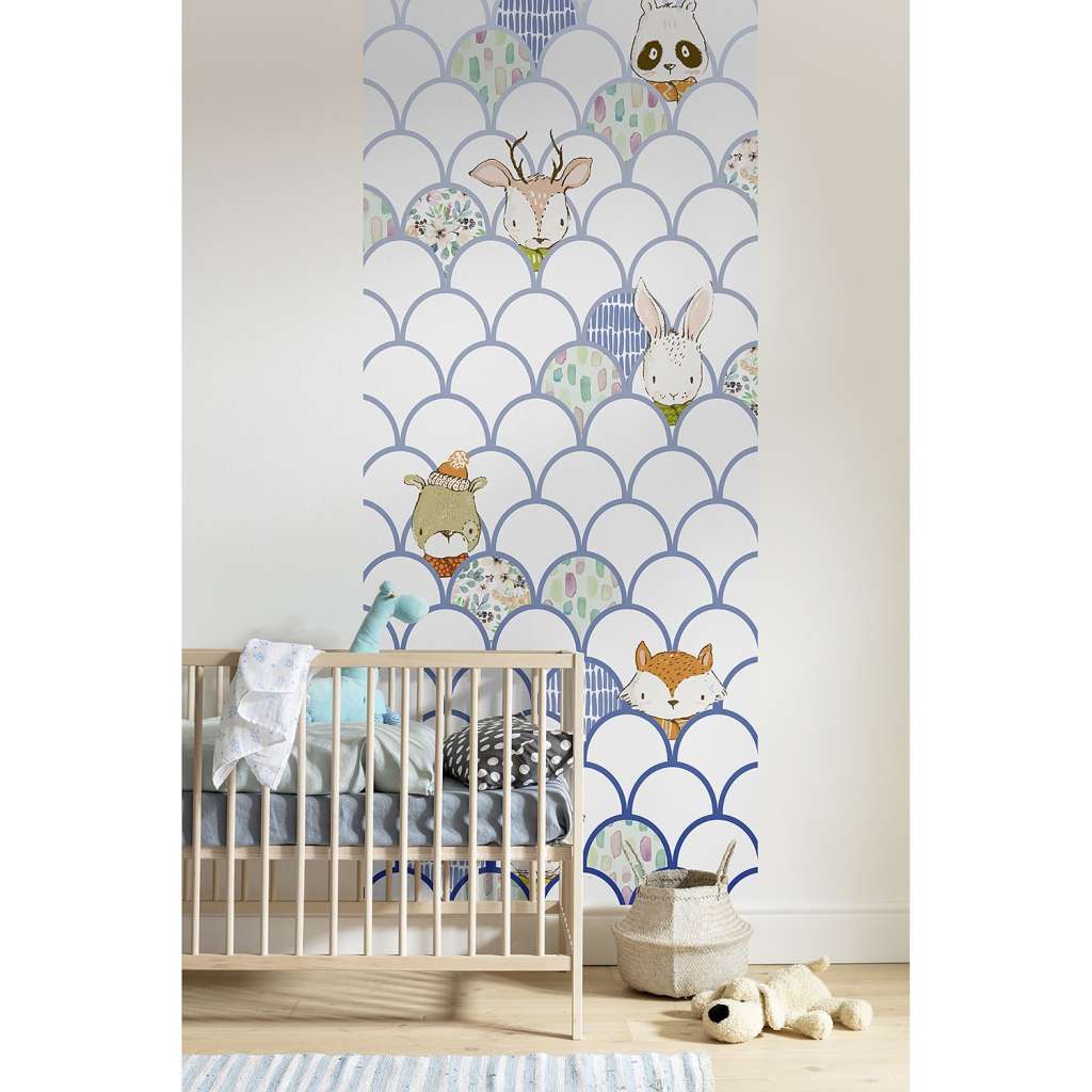 home24 Vlies Fototapete Shelly White