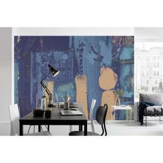 home24 Vlies Fototapete Stems Blooming Blue
