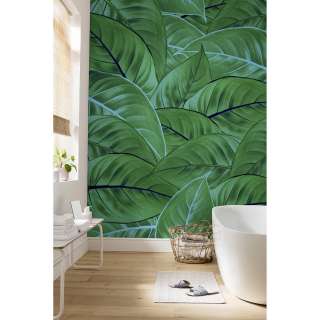 home24 Vlies Fototapete Jungle Leaves