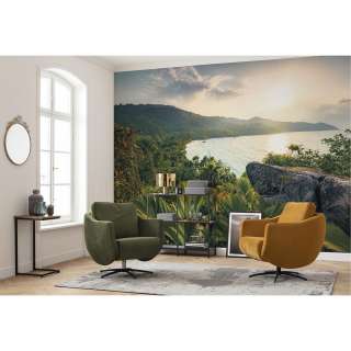 home24 Vlies Fototapete Golden Air