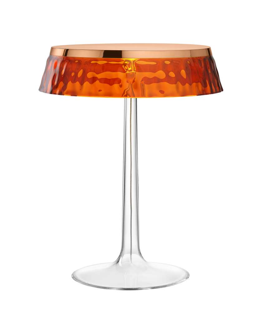 Flos - Bon Jour Tischleuchte - kupfer - Krone bernstein - indoor
