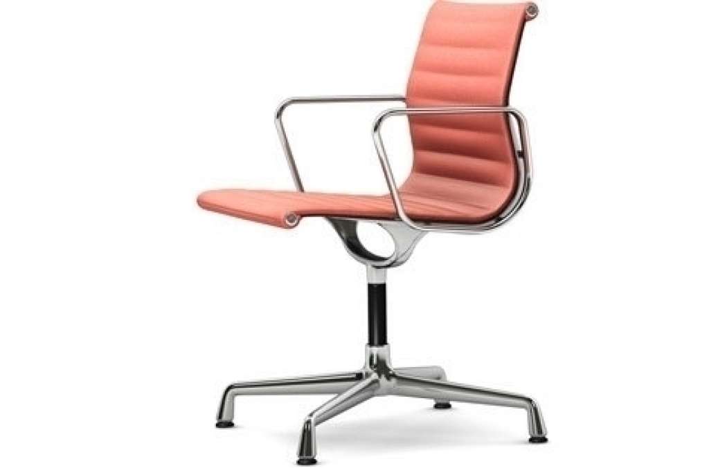 Vitra - Aluminium Chair - EA 103 - 67 poppyred elfenbein - indoor