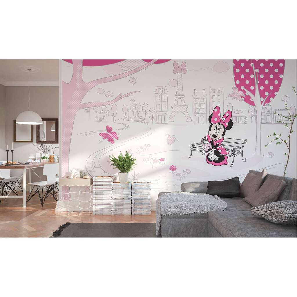 home24 Vlies Fototapete Minnie in Paris