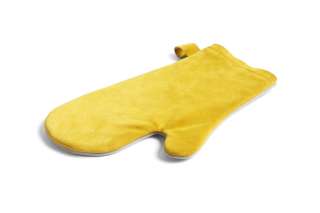 HAY - Suede Ofenhandschuhe - yellow - indoor