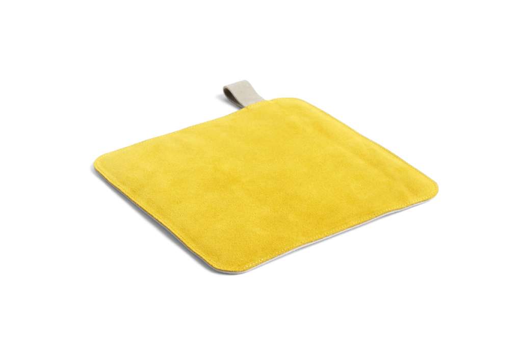 HAY - Suede Topflappen - yellow - indoor