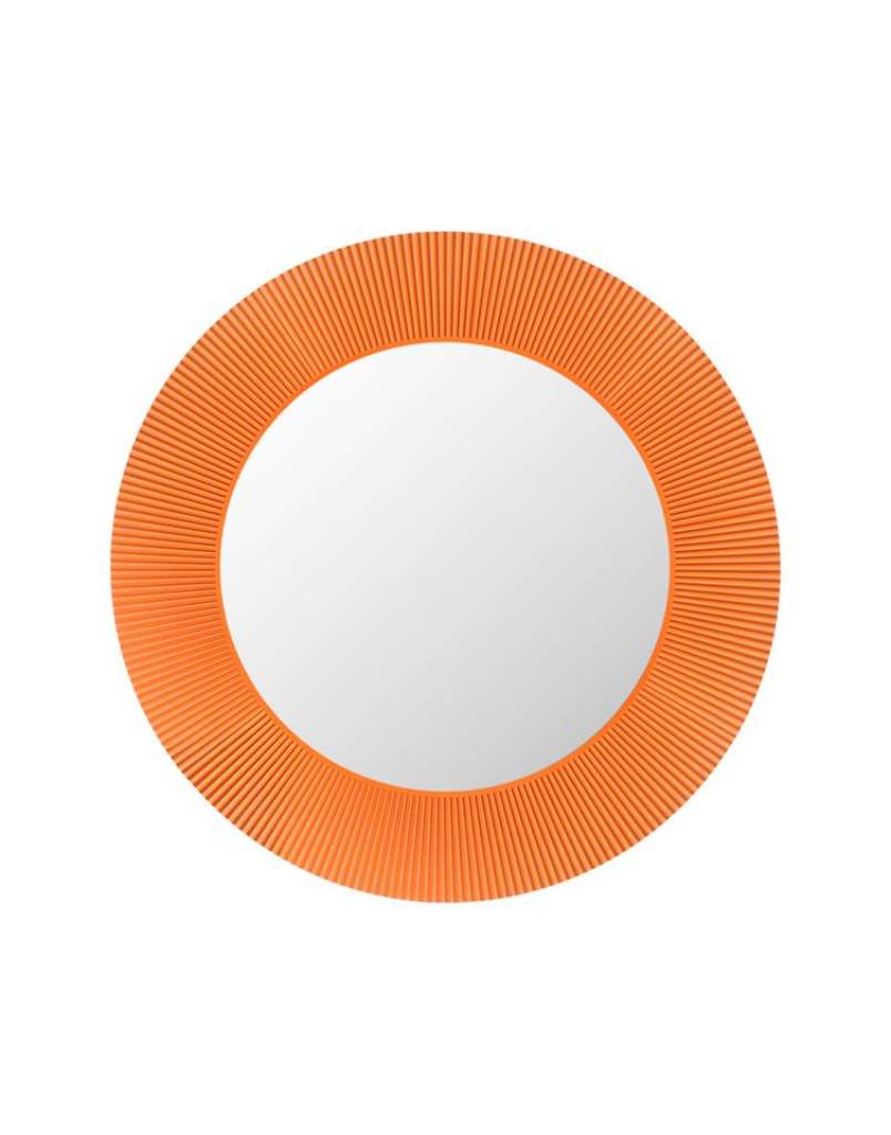 Kartell - All Saints Spiegel mit Beleuchtung - mandarine - indoor