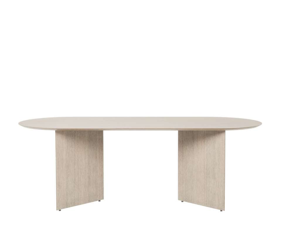 ferm LIVING - Mingle Tischplatte oval - 150 cm - Funier natur - Funier natur - indoor