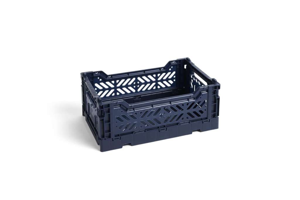 HAY - Colour Crate S Korb - navy - indoor