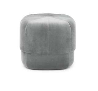 Normann Copenhagen - Circus Hocker - Grey Velour - S - indoor