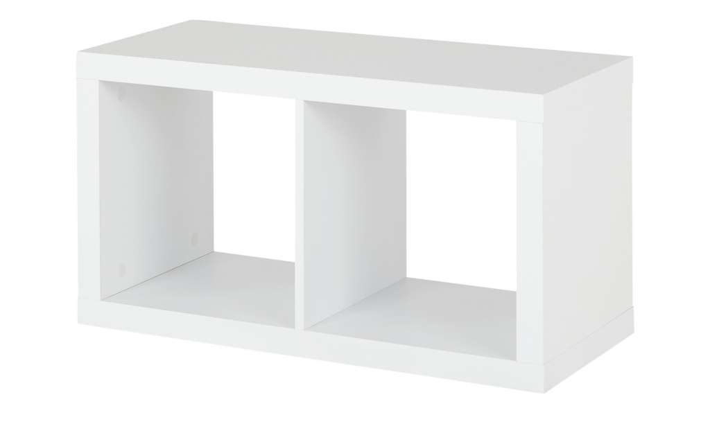 smart Raumteiler mit 2 Fächern  Up2U ¦ weiß ¦ Maße (cm): B: 78,5 H: 42,7 T: 35 Regale > Bücherregale - Höffner