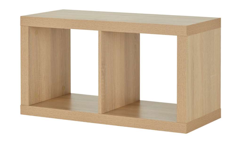 smart Raumteiler mit 2 Fächern  Up2U ¦ holzfarben ¦ Maße (cm): B: 78,5 H: 42,7 T: 35 Regale > Bücherregale - Höffner