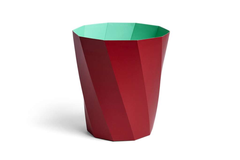 HAY - Paper Paper Bin Abfalleimer - dark red - indoor