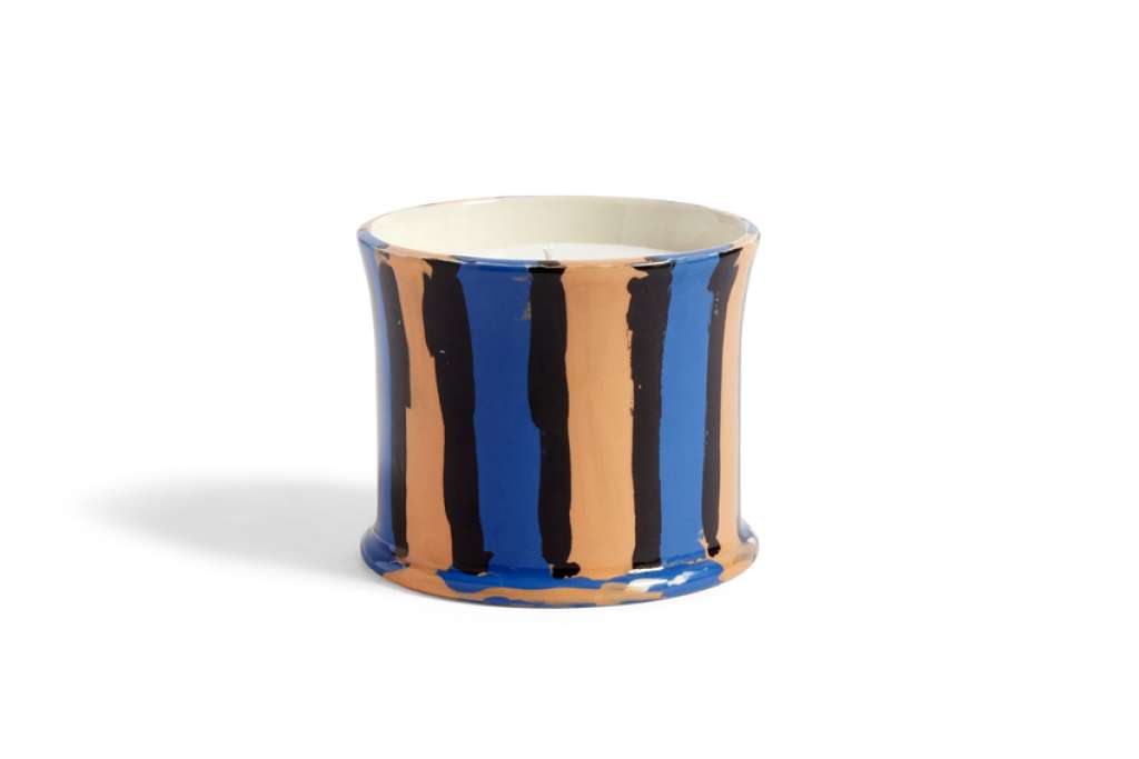 HAY - Stripe Scented Candle Duftkerze - mint leaf - indoor