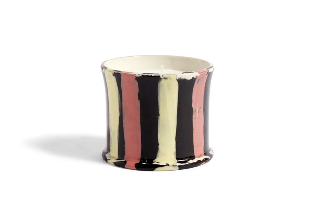 HAY - Stripe Scented Candle Duftkerze - orange flower - indoor