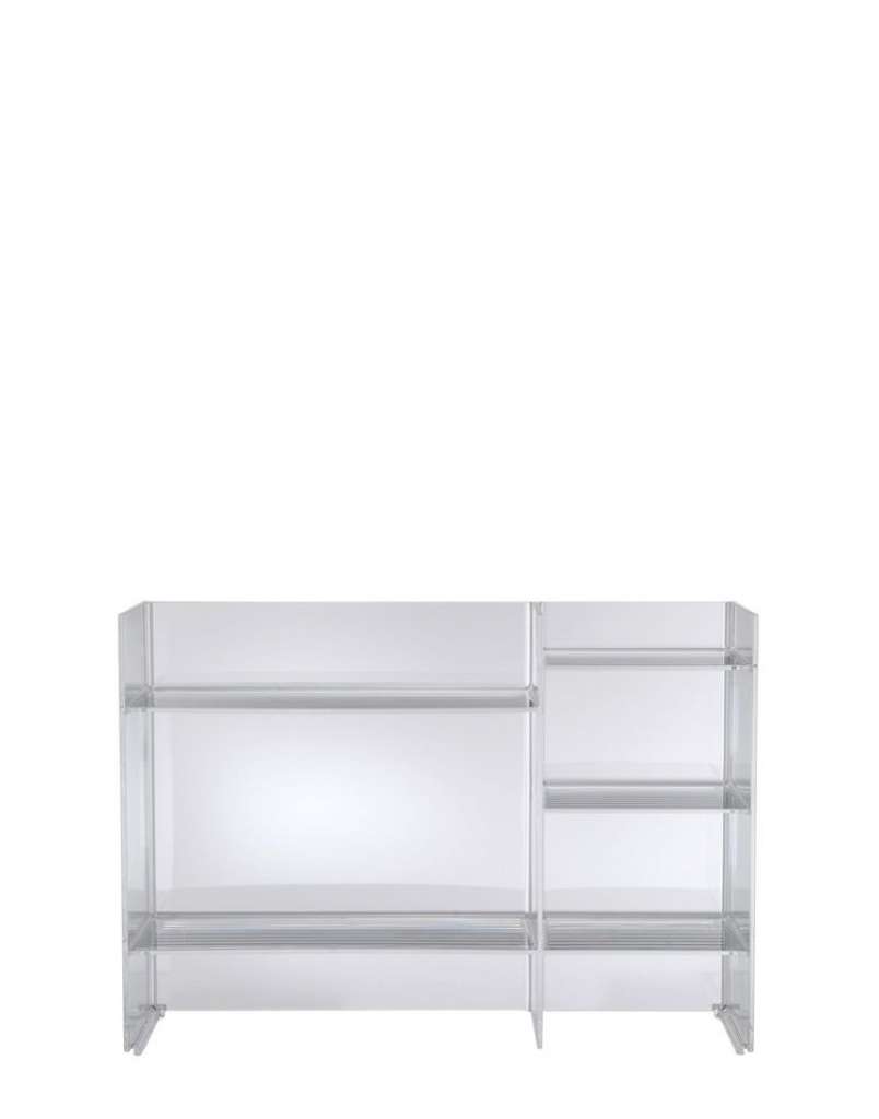 Kartell - Sound-Rack Regal - glasklar - indoor