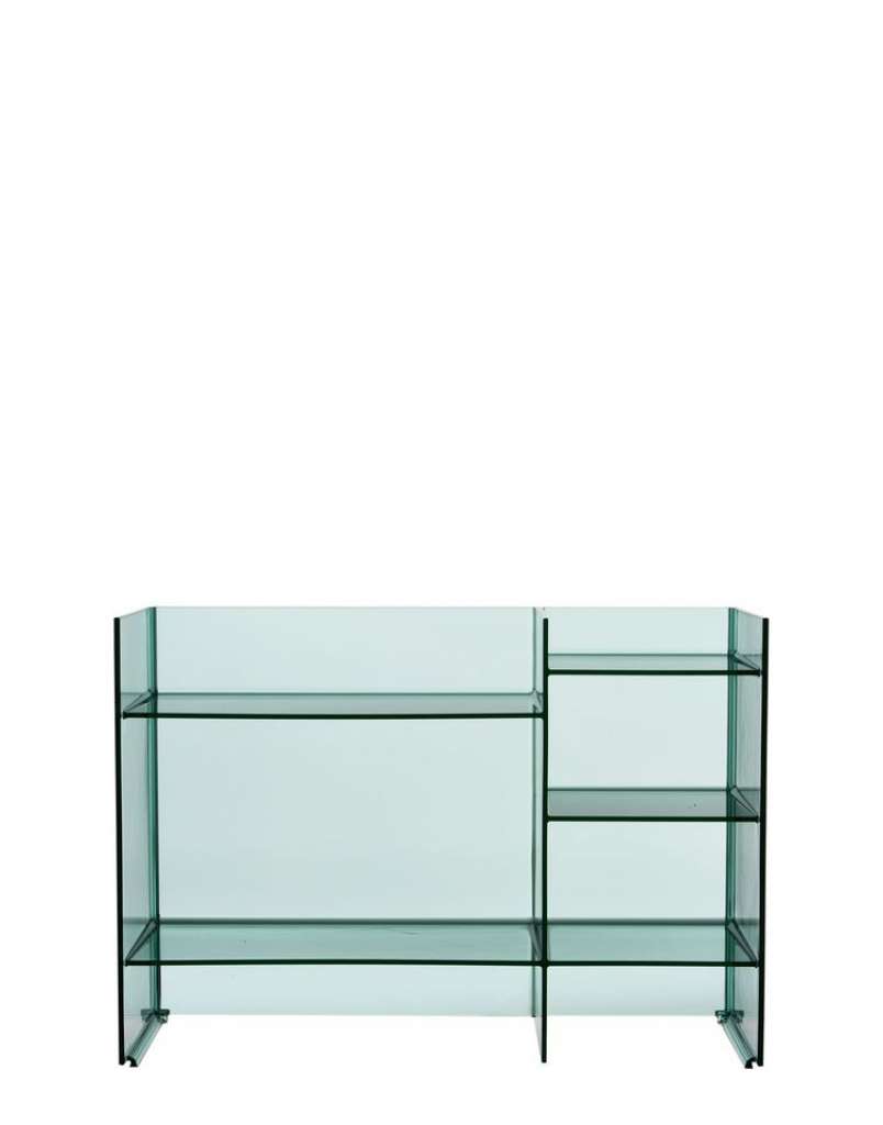 Kartell - Sound-Rack Regal - aquamaringrün - indoor