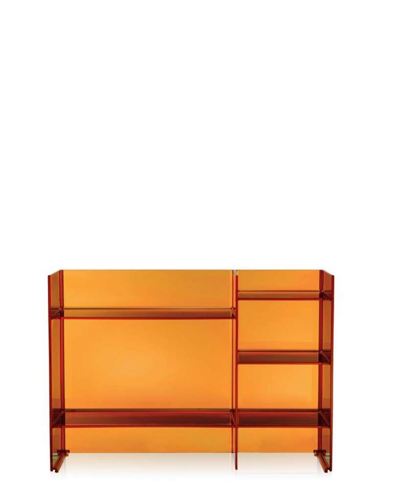 Kartell - Sound-Rack Regal - bernstein - indoor