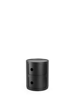 Kartell - Componibili 2 Mat - mattschwarz - indoor
