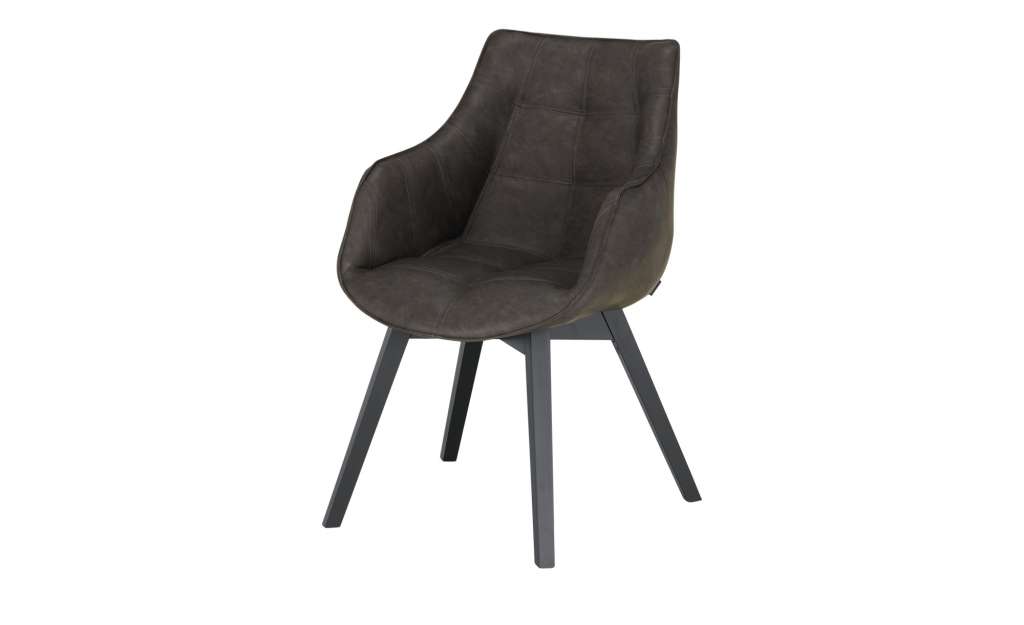 Gray & Jones Kunstlederstuhl  Baltic Breeze One ¦ grau ¦ Maße (cm): B: 62 H: 90,5 T: 69 Stühle > Esszimmerstühle > Esszimmerstühle mit Armlehnen - Höffner