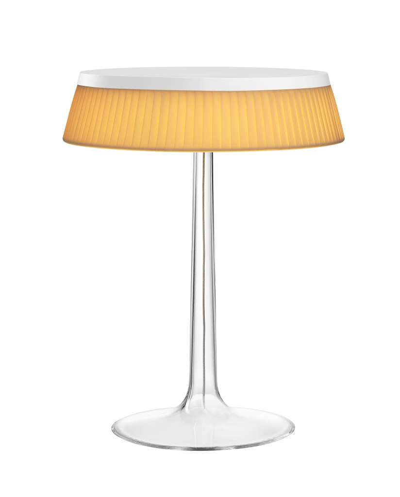 Flos - Bon Jour Tischleuchte - weiß - Krone Gewebe - indoor