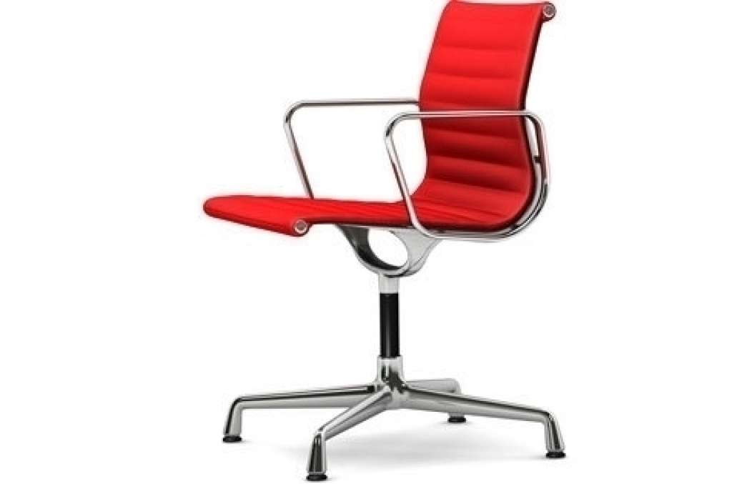 Vitra - Aluminium Chair - EA 103 - 63 rot poppyred - indoor