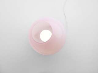 PER/USE - MCE Lamp L - eiche natur, Glas pink - indoor