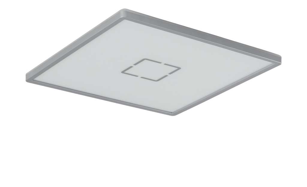 LED-Deckenleuchte, silberfarben mit Hintergrundbeleuchtung ¦ silber ¦ Maße (cm): B: 42 H: 2,9 Lampen & Leuchten > Innenleuchten > Deckenleuchten - Höffner