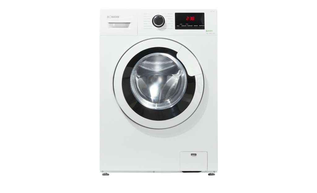 Bomann Waschvollautomat  WA 7170 ¦ weiß ¦ Kunststoff, Edelstahl ¦ Maße (cm): B: 59,5 H: 85 T: 40 Elektrogeräte > Waschmaschinen - Höffner