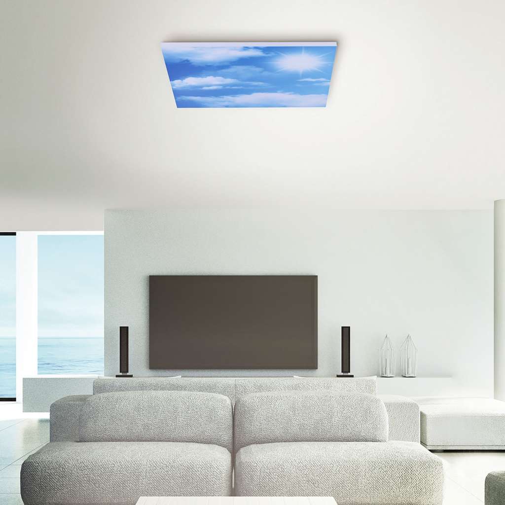 home24 LED-Deckenleuchte Cloud II