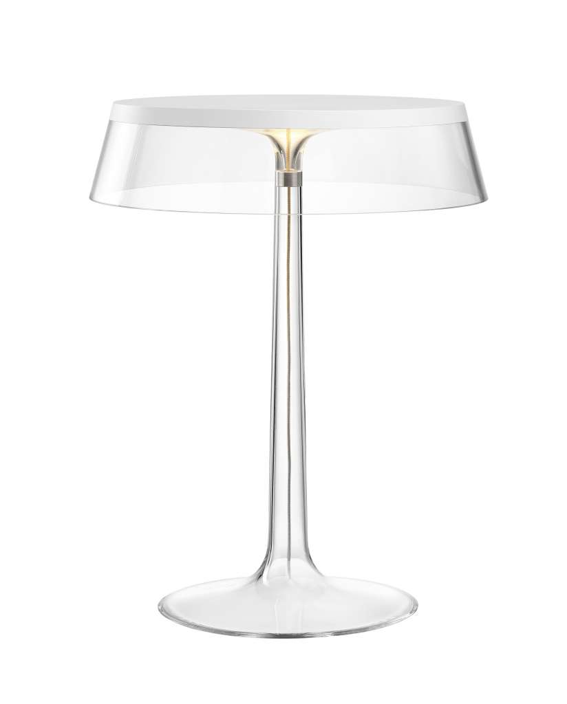 Flos - Bon Jour Tischleuchte - weiß - Krone transparent - indoor