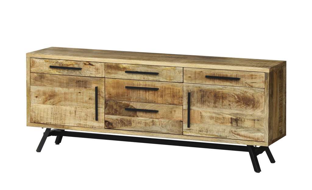 Sideboard  Fullham ¦ holzfarben ¦ Maße (cm): B: 180 H: 71 T: 40 Kommoden & Sideboards > Sideboards - Höffner