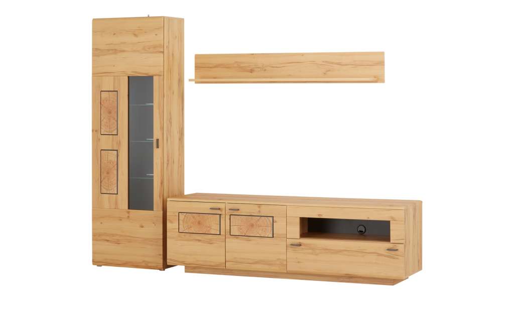 uno Wohnwand  Madera ¦ holzfarben ¦ Maße (cm): B: 255 H: 201 T: 47 Wohnwände - Höffner