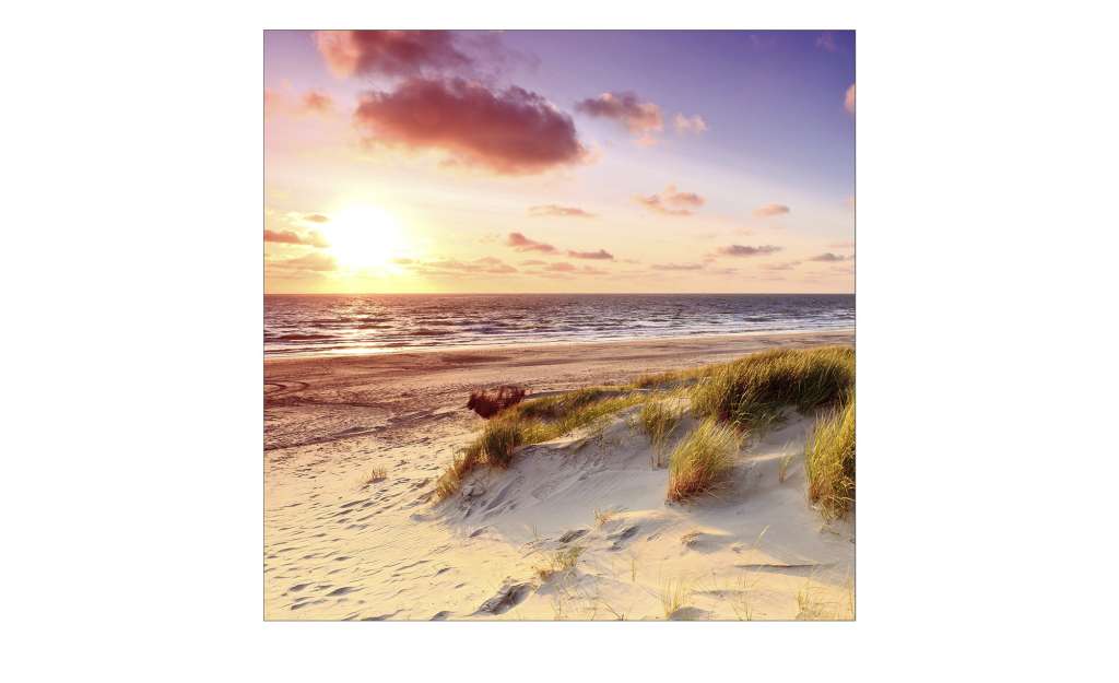 Glasbild 30x30 cm  Sea Harmony ¦ Maße (cm): B: 30 H: 30 Dekoration > Bilder & Schilder - Höffner