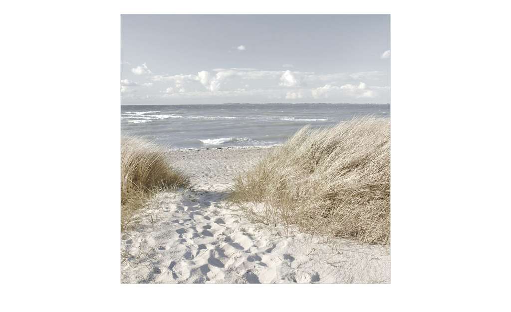 Glasbild 30x30 cm  Oase der Sinne I ¦ blau ¦ Maße (cm): B: 30 H: 30 Dekoration > Bilder & Schilder - Höffner